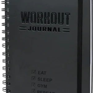 A5 Hardcover Fitness Journal for Men & Women