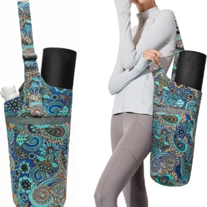 Yoga Mat Bag with Zipper Pockets