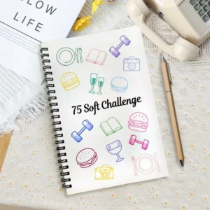 75 Soft Challenge Tracker Journal – Spiral Bound