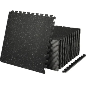 1/2 in Foam & Rubber Top Interlocking Exercise Mats